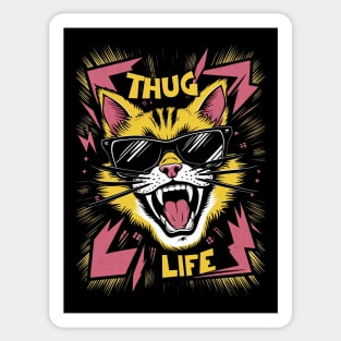 Cat Thug Life Sticker